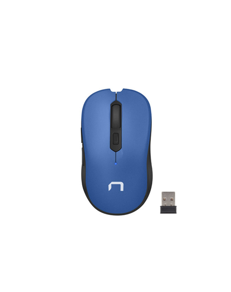 Natec Mouse, Robin, Wireless, 1600 DPI, Optical, Blue