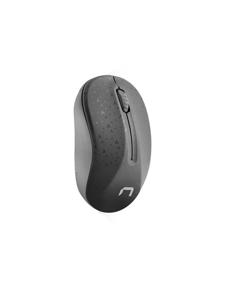 Natec Mouse, Toucan, Wireless, 1600 DPI, Optical, Black-Grey
