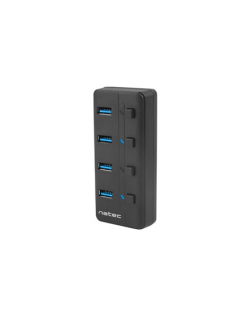 Natec USB 3.0 HUB, Mantis 2, 4-Port, On/Off with AC Adapter