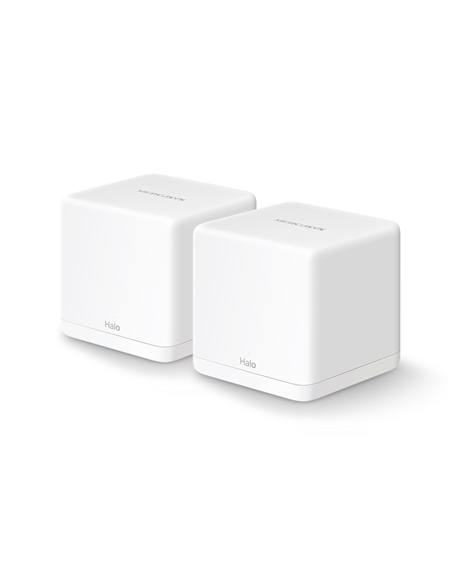 Mercusys AC1300 Whole Home Mesh Wi-Fi System Halo H30G (2-Pack) 802.11ac, 400+867 Mbit/s, Ethernet LAN (RJ-45) ports 2, Mesh Sup