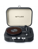 Muse Turntable Stereo System MT-201 DG USB port, AUX in, 2x5 W, Black/Cream