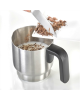 Caso Crema & Choco Milk frother, LED Display, 360° base station, Inox