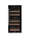 Caso Wine cooler WineComfort 24 Energy efficiency class G, Bottles capacity 24 bottles, Cooling type Compressor technology, Black