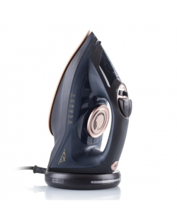 ETA Iron Kiara ETA127690000 Cordless Steam Iron, 2200 W, Water tank capacity 220 ml, Continuous steam 40 g/min, Black