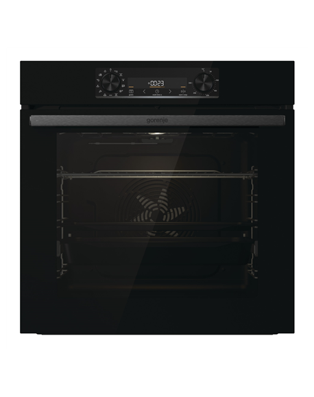 Gorenje Oven BOS6737E06FBG 77 L, Multifunctional, EcoClean, Mechanical, Height 59.5 cm, Width 59.5 cm, Black