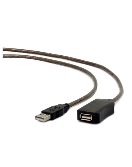 Cablexpert Active USB 2.0 extension cable UAE-01-10M USB, USB 2.0 female (type A), 10 m, Black