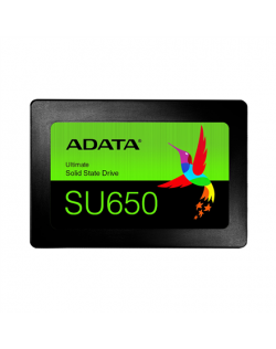 ADATA Ultimate SU650 256 GB, SSD form factor 2.5", SSD interface SATA 6Gb/s, Write speed 450 MB/s, Read speed 520 MB/s