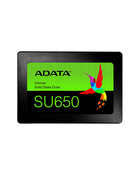 ADATA Ultimate SU650 256 GB, SSD form factor 2.5", SSD interface SATA 6Gb/s, Write speed 450 MB/s, Read speed 520 MB/s