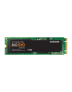 Samsung 860 EVO 1000 GB, SSD interface M.2 SATA, Write speed 520 MB/s, Read speed 550 MB/s