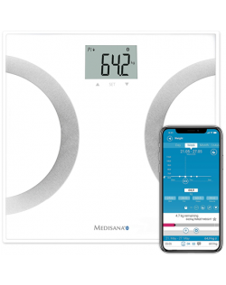 Medisana Body Analysis Scales 445 connect Memory function, Body fat analysis, Body water percentage, Maximum weight (capacity) 1