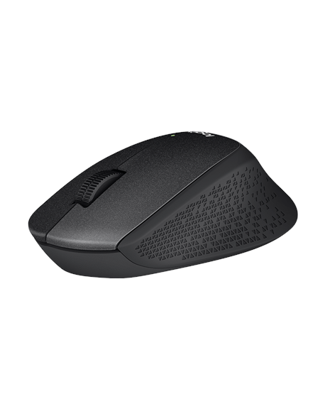 Logitech Mouse M330 Silent Plus Wireless, No, Black, Wireless connection