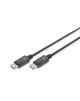 Digitus DisplayPort Connection Cable AK-340100-010-S Black, DP to DP, 1 m