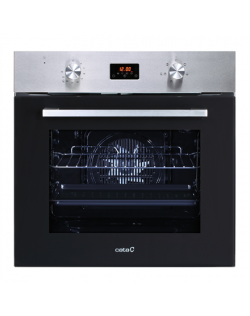 CATA Oven MD 6106 X 60 L, Multifunctional, AquaSmart, Touch contro, Height 59.5 cm, Width 59.5 cm, Stainles steel/Black glass