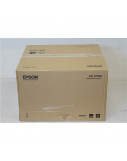 SALE OUT. Epson EB-725WI 3LCD WXGA projector 1280x800/4000Lm/16:10/2500000:1,White Epson 3LCD projector EB-725WI WXGA (1280x800)