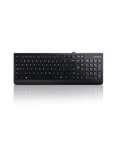 Lenovo USB Keyboard 300 Keyboard layout English, Black, Wired Via USB