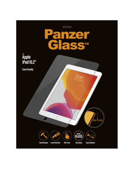 PanzerGlass Case Friendly 2673 Transparent, Screen protector, Apple iPad 10.2''