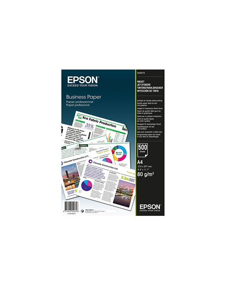 Epson Business Paper 500 sheets Printer, White, A4, 80 g/m²