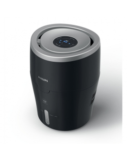 Philips HU4813/10 Humidification capacity 300 ml/hr, Black, Type Humidifier, Natural evaporation process, Suitable for rooms up 
