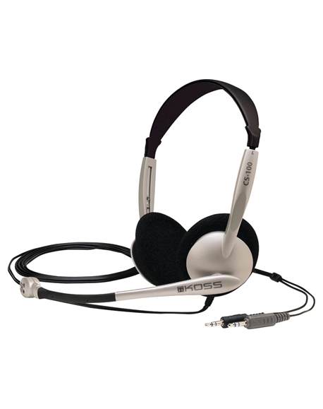 Koss Headphones CS100 Headband/On-Ear, 3.5mm (1/8 inch), Microphone, Black/Gold,