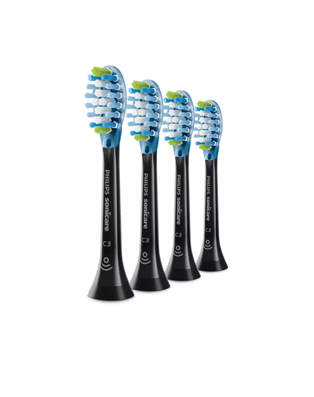 Philips Toothbrush Heads HX9044/33 Sonicare C3 Premium Plaque Heads, For adults and kids, Number of brush heads included 4, Soni