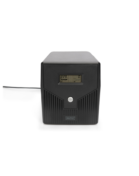 Digitus Line-Interactive UPS DN-170074, 1000VA, 600W, 2x 12V/7Ah battery, 4x CEE 7/7 outlet, 2x RJ45, 1x USB 2.0 type B, 1x RS23