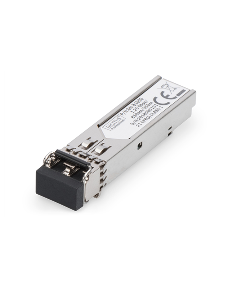 Digitus Mini SFP Module DN-81000 50-62.5/125 μm MMF (Multi-Mode Fiber), Multimode LC Duplex Connector, 1250 Mbit/s, Wavelength 8