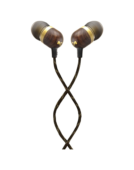 Marley Smile Jamaica Earbuds, In-Ear, Wired, Microphone, Brass