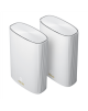 Asus ZenWiFi AX Hybrid (XP4) (2pk White) 802.11ax, 574+1201 Mbit/s, Ethernet LAN (RJ-45) ports 2, Mesh Support Yes, MU-MiMO Yes,