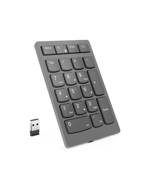 Lenovo Go Wireless Numeric Keypad Storm Grey