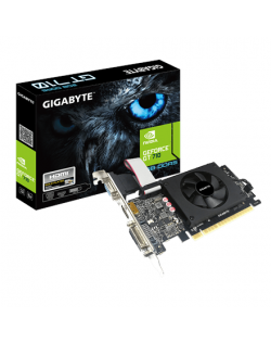 Gigabyte GV-N710D5-2GIL NVIDIA, 2 GB, GeForce GT 710, GDDR5, PCI-E 2.0 x 8, HDMI ports quantity 1, Memory clock speed 5010 MHz, 