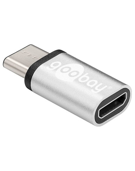 Goobay USB-C to USB 2.0 Micro-B adapter 56636 USB Type-C, USB 2.0 Micro female (Type B), Grey