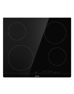 Gorenje Hob ECT641BSC Vitroceramic, Number of burners/cooking zones 4, Black, Display, Timer
