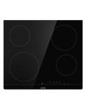 Gorenje Hob ECT641BSC Vitroceramic, Number of burners/cooking zones 4, Black, Display, Timer