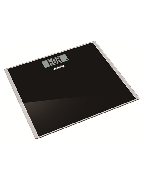 Mesko Bathroom scale 8150b Maximum weight (capacity) 150 kg, Accuracy 100 g, Body Mass Index (BMI) measuring, Black