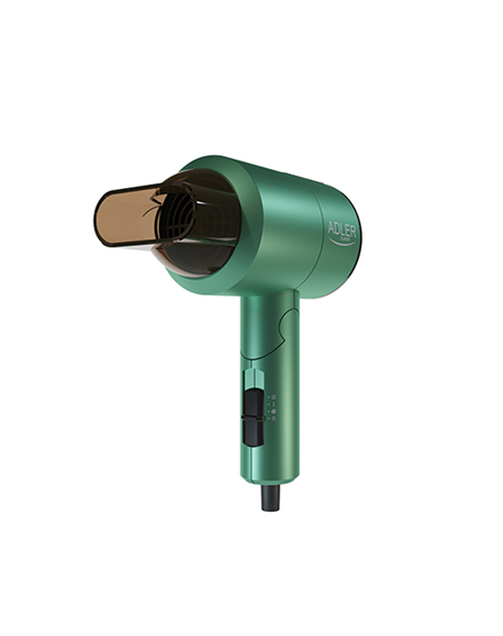 Adler Hair Dryer AD 2265 1100 W, Number of temperature settings 2, Green