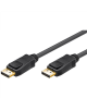 Goobay 65923 DisplayPort connector cable 1.2, gold-plated, 2m