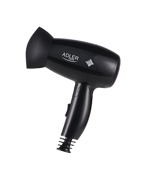 Adler Hair Dryer AD 2251 1400 W, Number of temperature settings 2, Black
