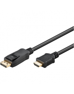 Goobay 51958 DisplayPort/HDMI™ adapter cable 1.2, gold-plated, 3m