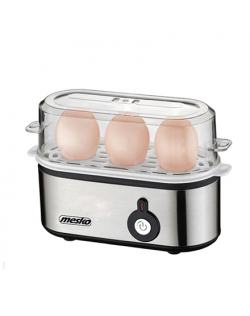 Mesko Egg boiler MS 4485 Stainless steel, 210 W, Functions For 3 eggs