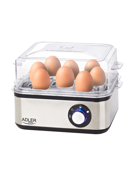 Adler Egg boiler AD 4486 Stainless steel, 800 W