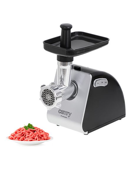 Camry Meat mincer CR 4812 Silver/Black, 1600 W, Number of speeds 2, Throughput (kg/min) 2