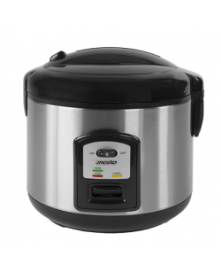 Mesko Rice cooker MS 6411 1000 W, 1.5 L, Black/Stainless steel