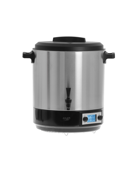 Adler Electric pot/Cooker AD 4496 Stainless steel/Black, 28 L, Lid included