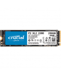 Crucial SSD P2 250 GB, SSD form factor M.2 2280, SSD interface PCIe NVMe Gen 3, Write speed 1150 MB/s, Read speed 2100 MB/s