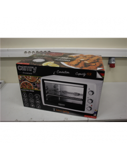 SALE OUT. Camry Mini Oven CR 6008 63 L, Table top, 2200 W, White, DAMAGED PACKAGING,DENT ON THE HANDLE,SCRATCHED