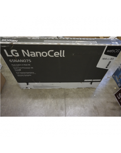 SALE OUT. LG 65NANO753PR 65" (164 cm) NanoCell 4K TV with processor and Dolby Atmos LG DAMAGED PACKAGING