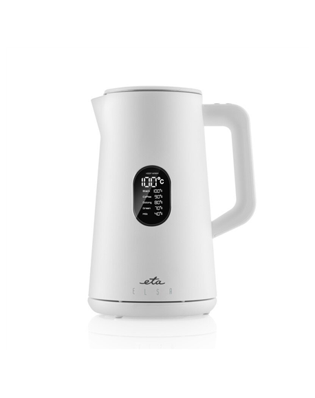 ETA Kettle Elsa ETA559790010 Electric, 1800 W, 1.5 L, Stainless steel, 360° rotational base, White