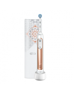 Oral-B Electric Toothbrush Genius X Luxus Edition Rechargeable, For adults, Number of brush heads included 4, Rose Gold