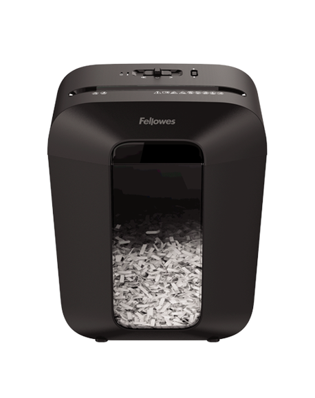 Fellowes Powershred LX50 Black, 17 L, Credit cards shredding, Cross-Cut Shredder, Paper handling standard/output 9 sheets per pa