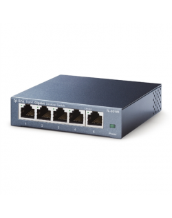TP-LINK Switch TL-SG105 Unmanaged, Desktop, 1 Gbps (RJ-45) ports quantity 5, Power supply type External